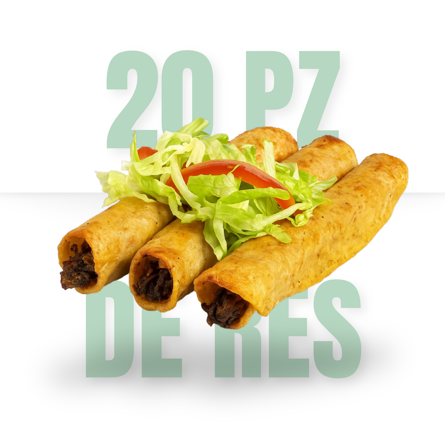 Flautas de res (Cocinadas)