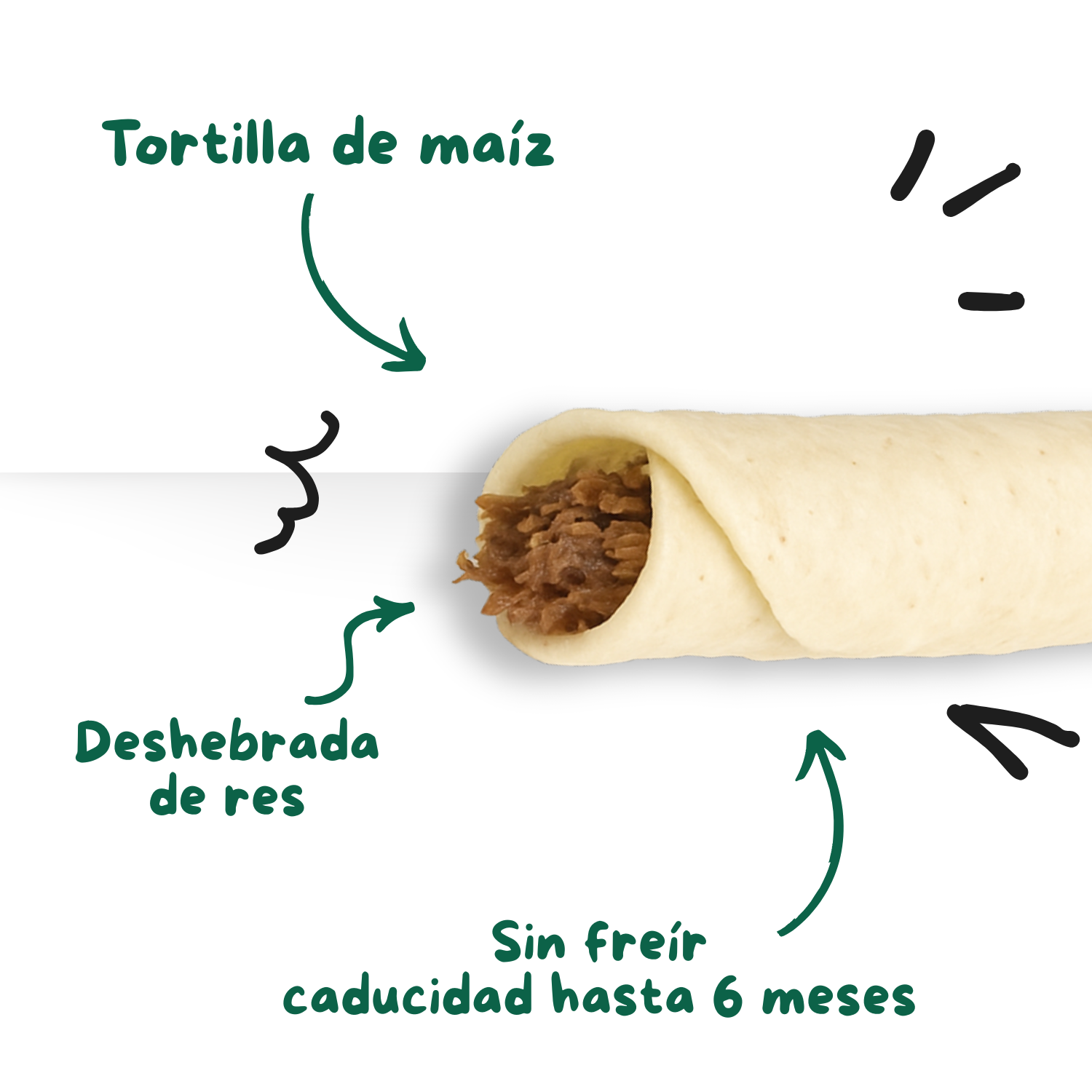 Flautas de res