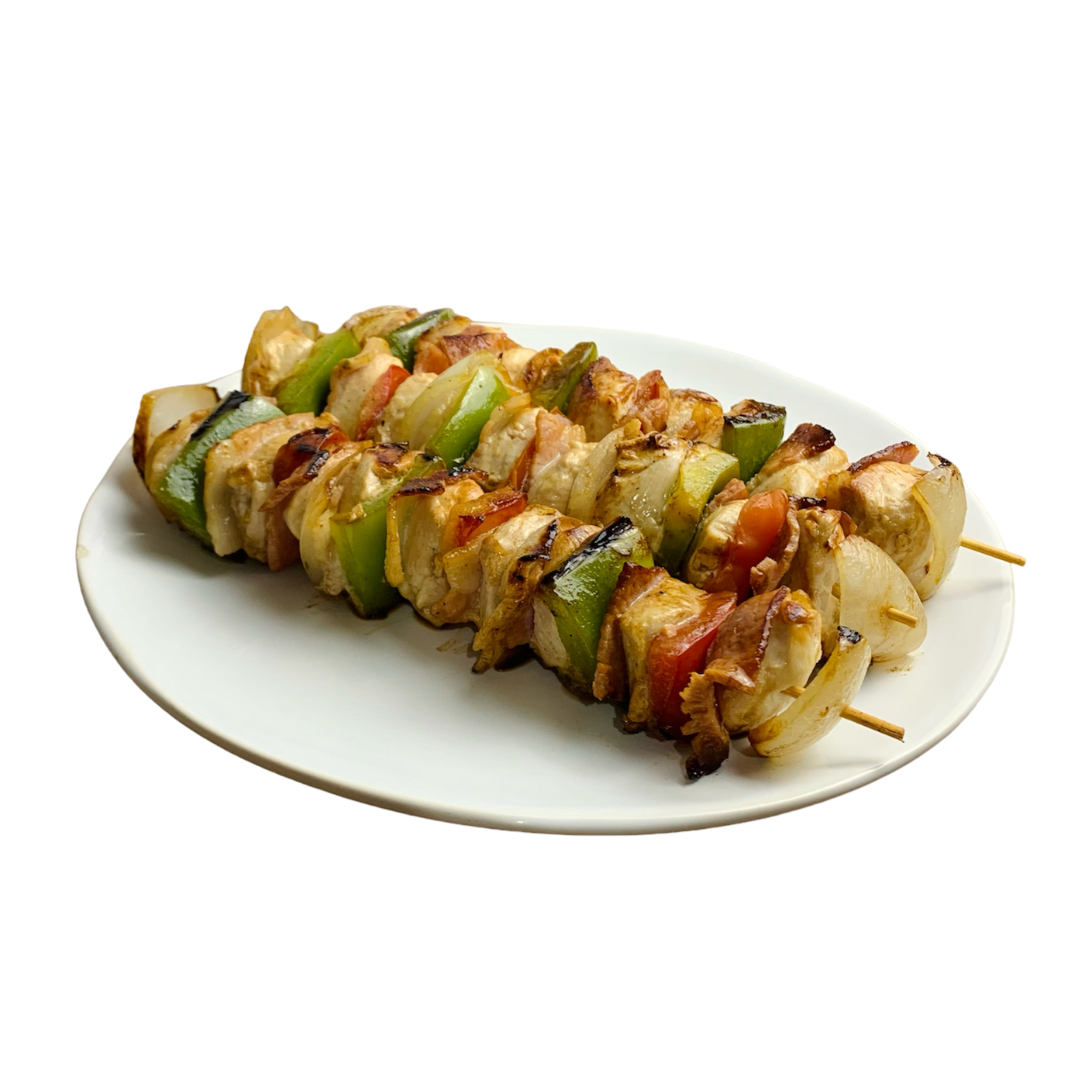 Brocheta de pechuga de pollo (Cocinado)
