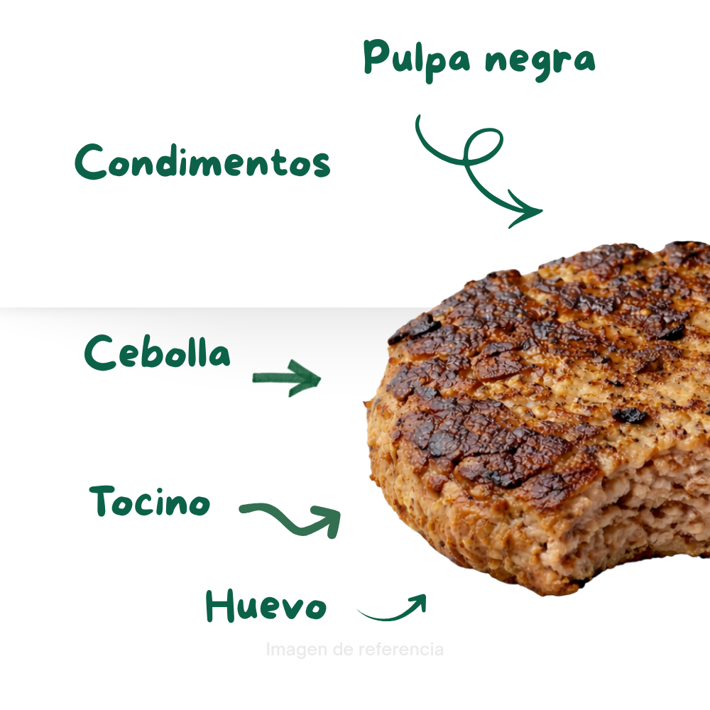 Hamburguesa de res (Cocinada)