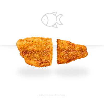 Pescado mero empanizado (Cocinado)