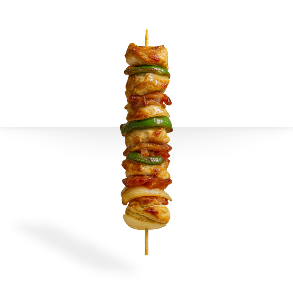 Brocheta de pechuga de pollo (Cocinado)