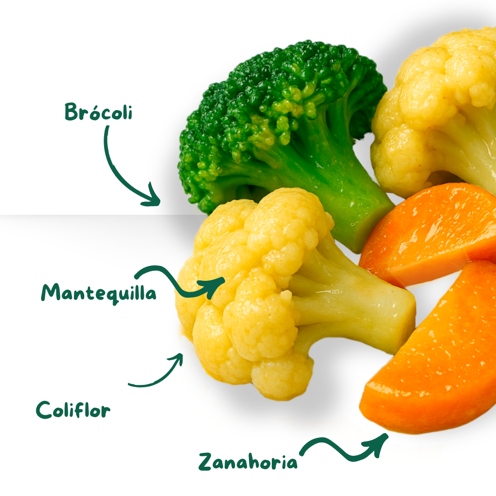 Vegetales a la mantequilla