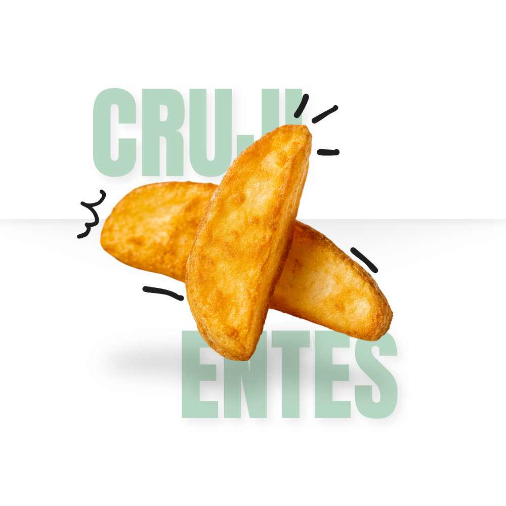 Papas fritas en gajo sazonada (C)