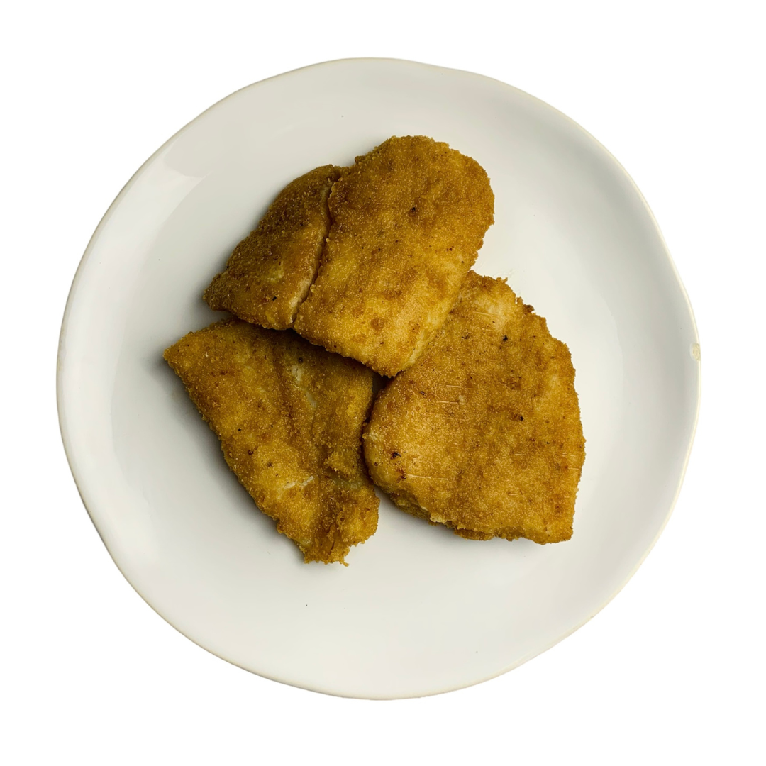 Pescado mero empanizado (Cocinado)