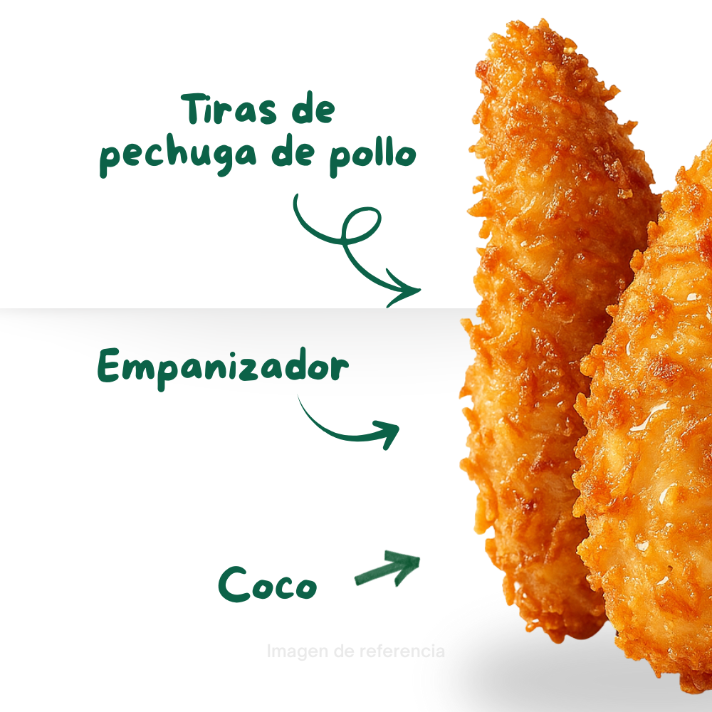 Tiras de pollo al coco (Cocinado)